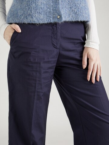 GANT Loose fit Pleated Pants in Blue