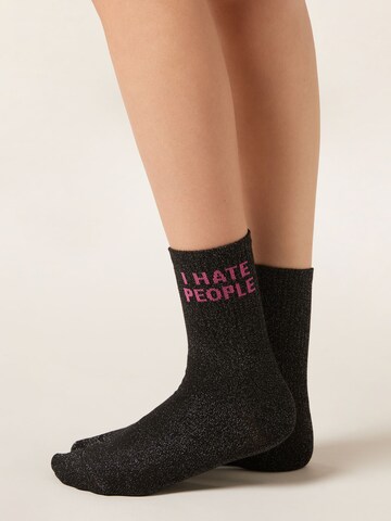 CALZEDONIA Socks in Black: front