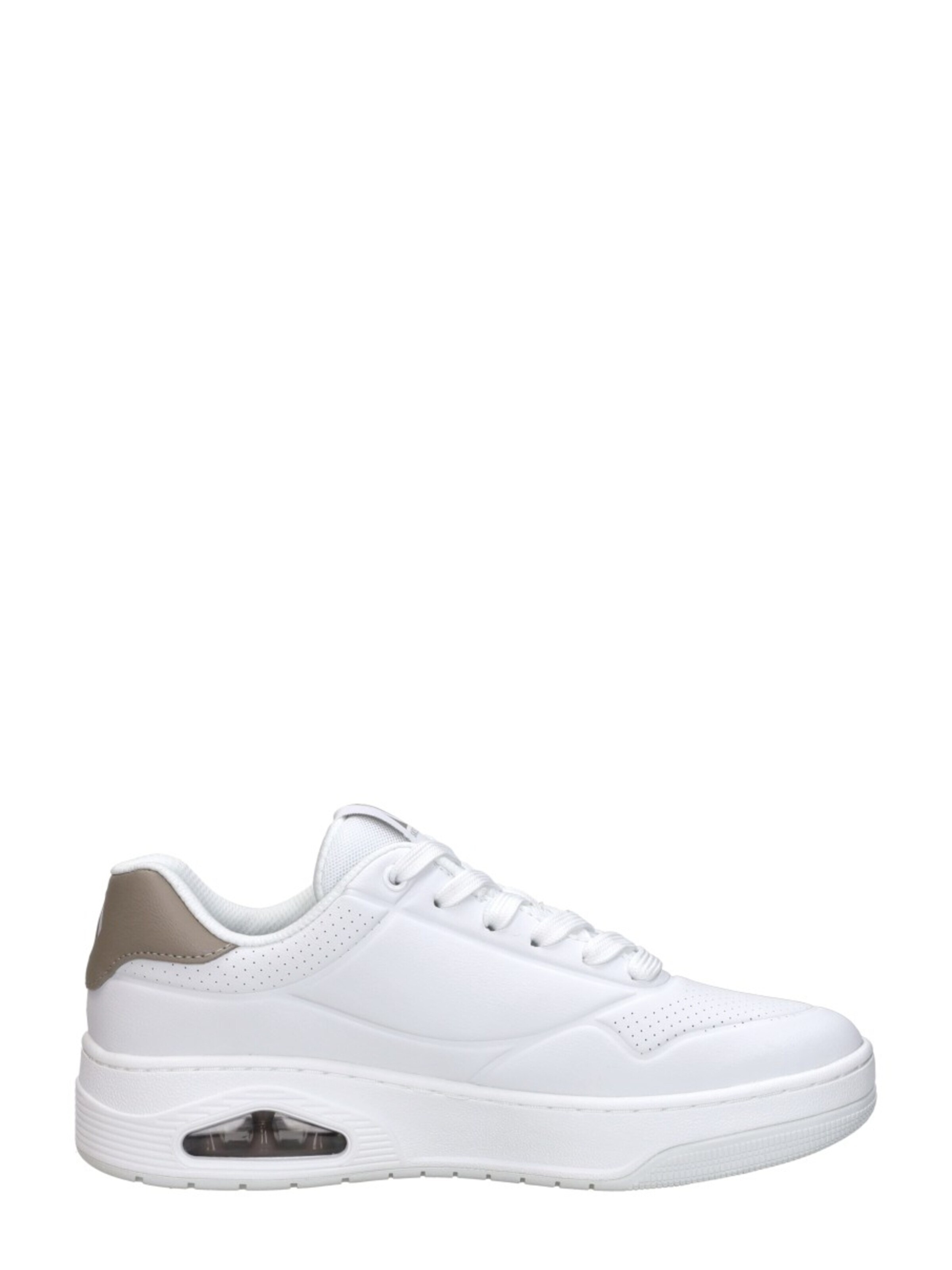 Baskets basses 'Uno Court' SKECHERS en blanc