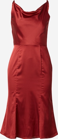 Chi Chi London Jurk 'Roxy' in Rood: voorkant