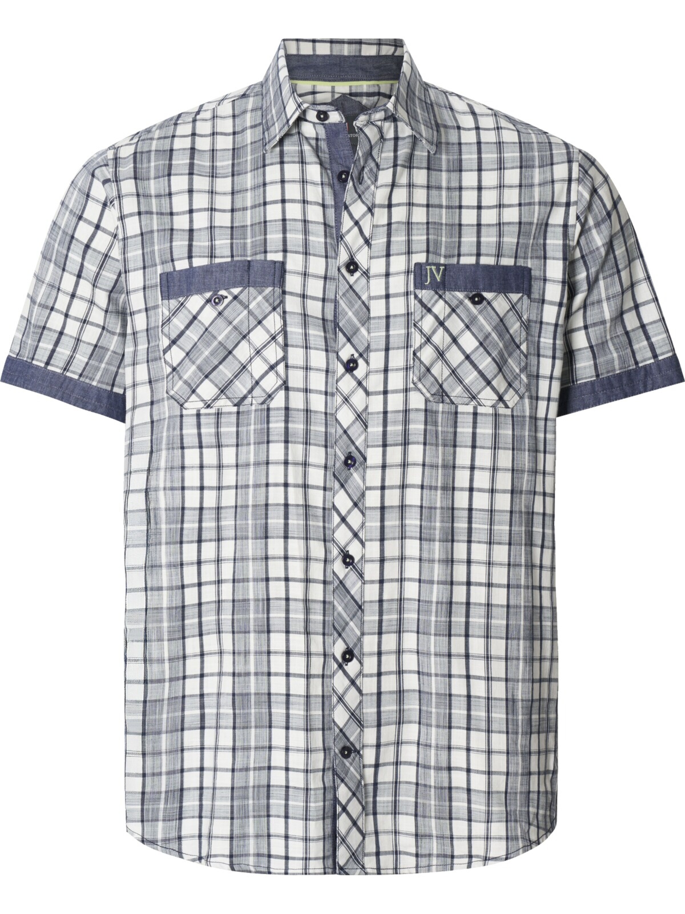 Jan Vanderstorm Comfort Fit Hemd 'Dagson' in Weiß: Vorderseite