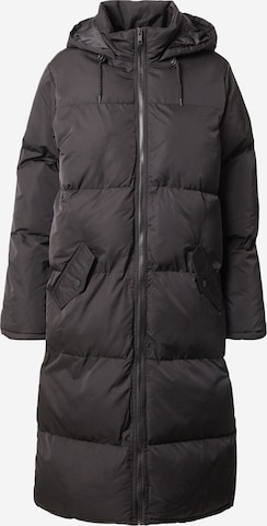 BRAVE SOUL Winter Coat in Black: front