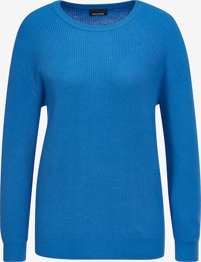 Goldner Pullover in blau, Produktansicht
