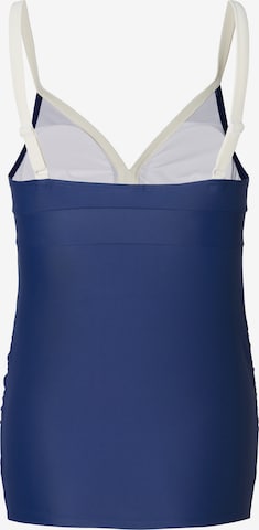 Esprit Maternity Triangle Tankini Top in Blue