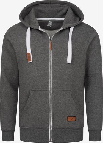 Rock Creek Zip-Up Hoodie in Grey: front