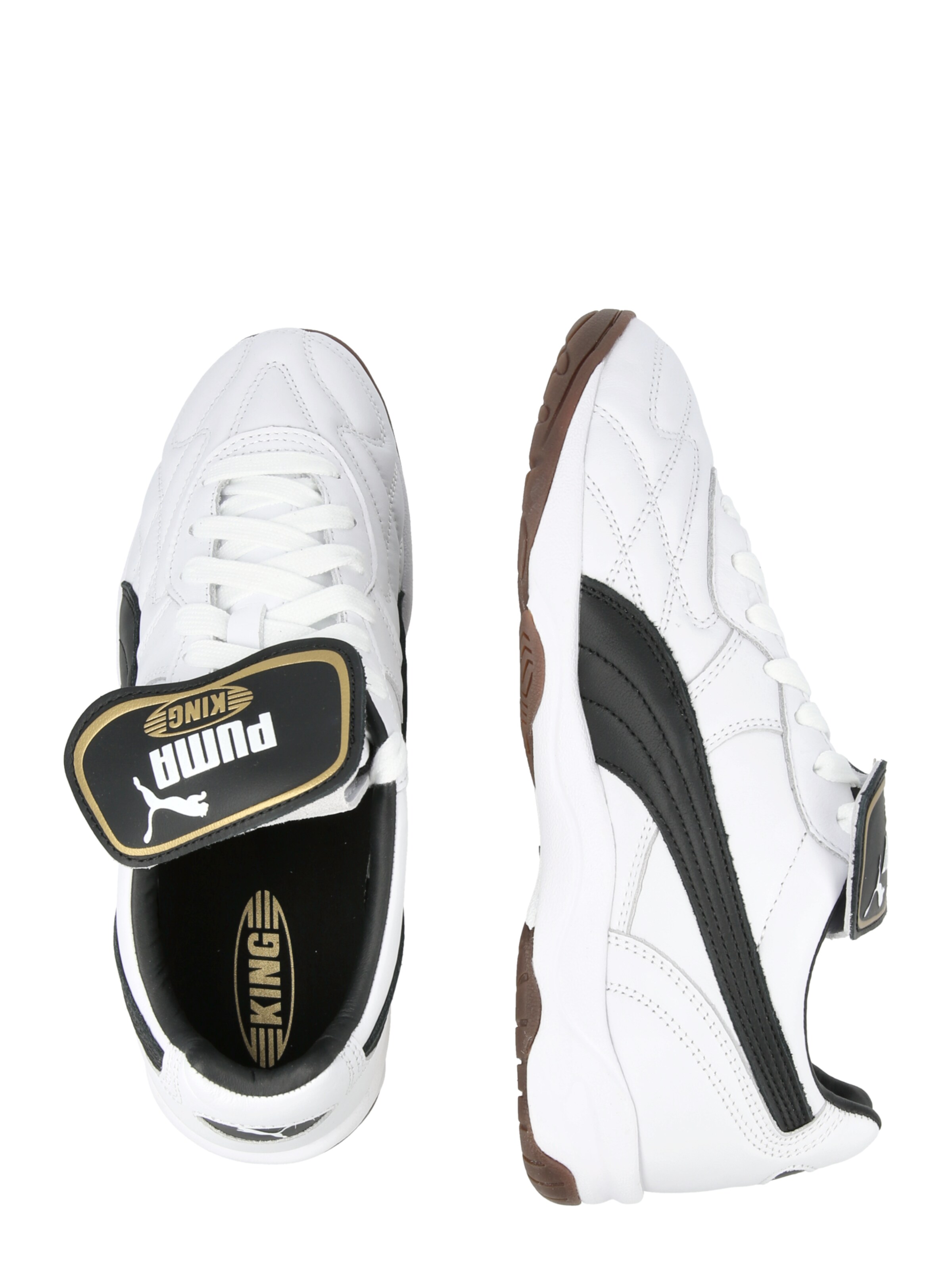 PUMA Σνίκερ χαμηλό 'King' σε λευκό