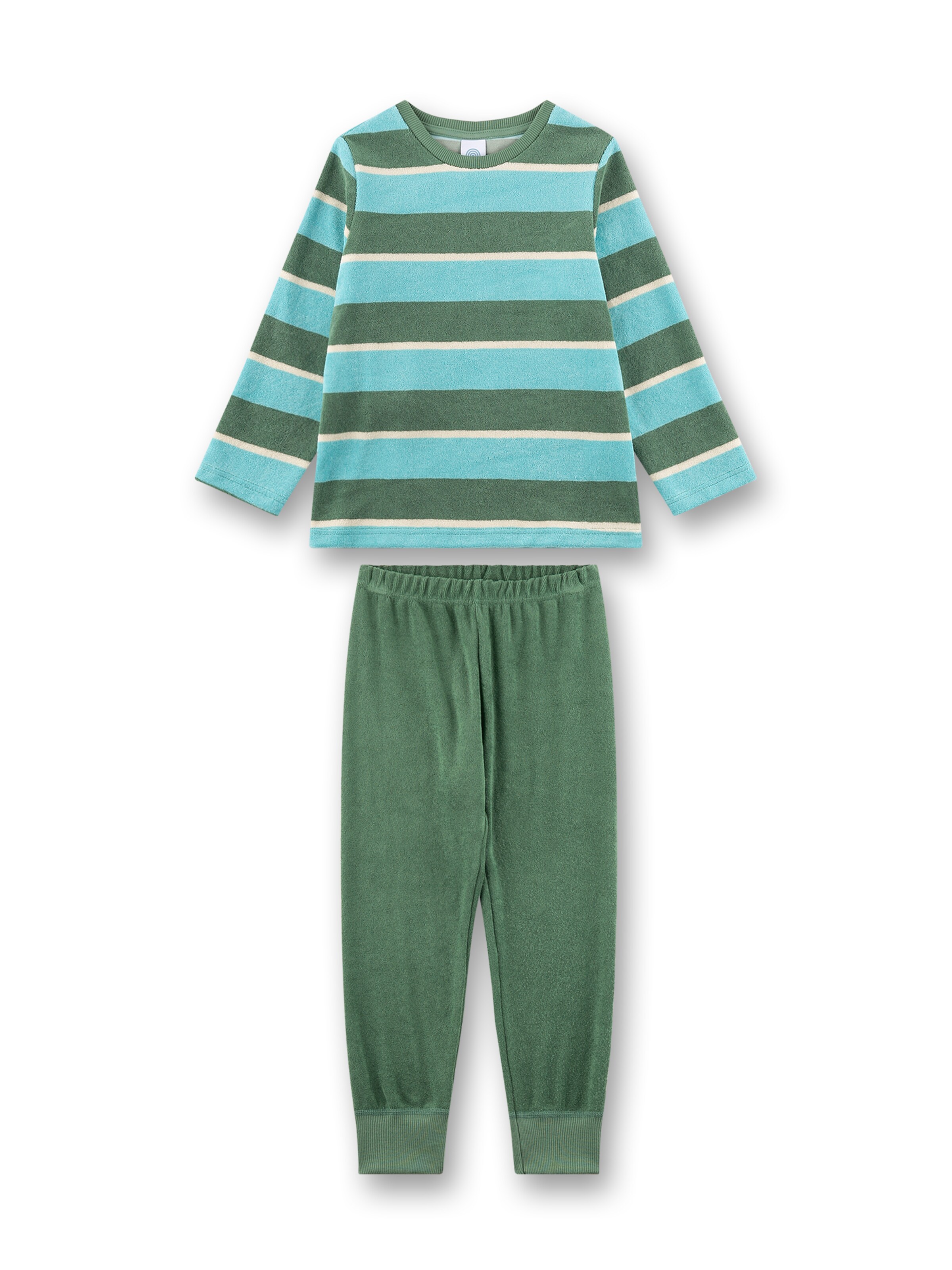 Sanetta Schlafanzug in Grün: Vorderseite