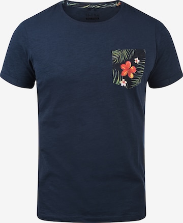 BLEND T-Shirt 'Florens' in Blau: predná strana