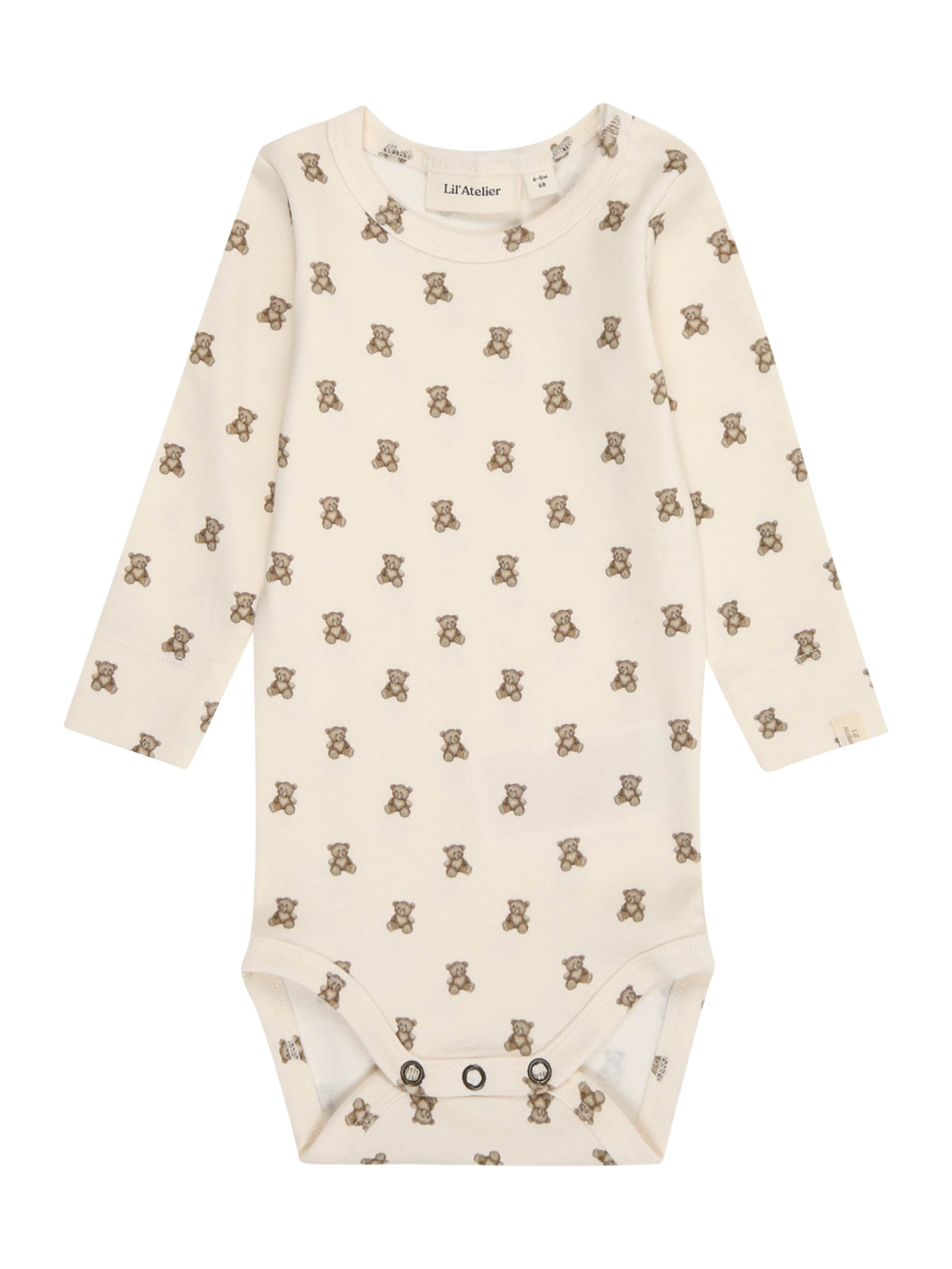 Lil'Atelier Φορμάκι/κορμάκι 'NBNGayo Elo' σε λευκό: μπροστά