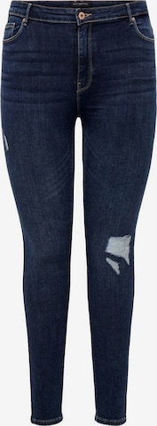 ONLY Carmakoma Regular Jeans in Blauw: voorkant