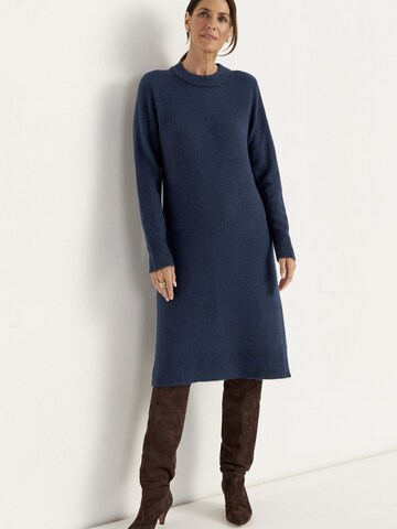 Cellbes of Sweden Gebreide jurk in Blauw