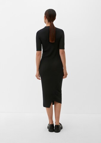 s.Oliver BLACK LABEL Knitted dress in Black