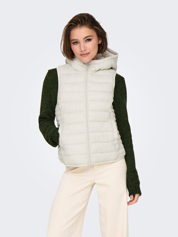 ONLY Weste 'ONLABBIE' in Beige: Vorderseite