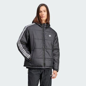 ADIDAS ORIGINALS Välikausitakki 'Adicolor' värissä musta: etupuoli