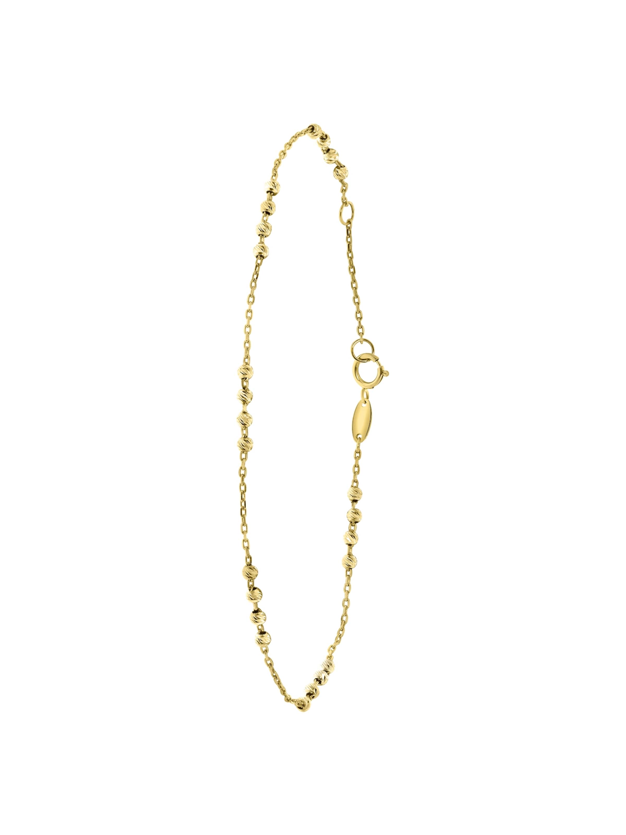 Bracelet Lucardi en or : devant