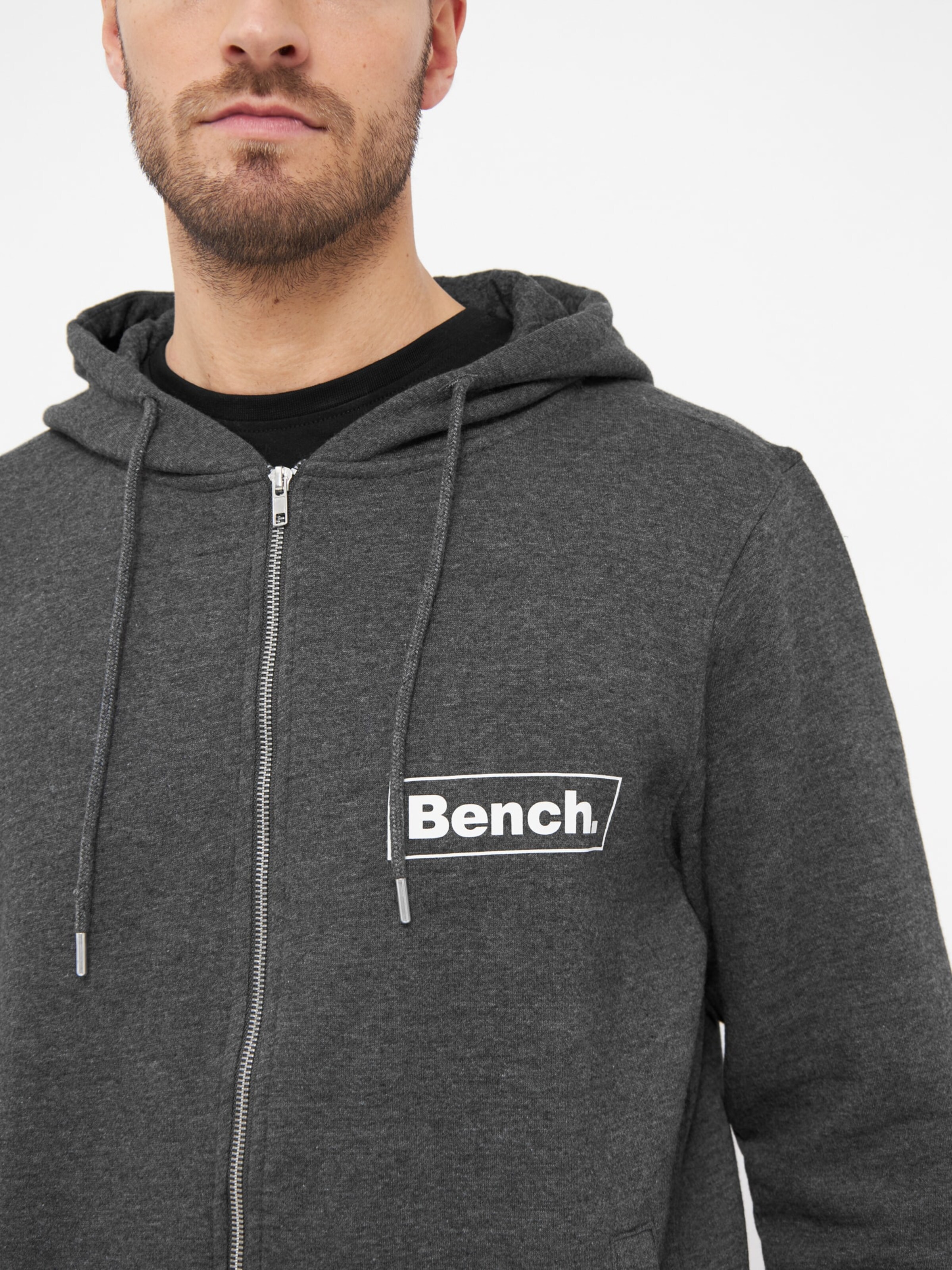 Männer Sweat BENCH Sweatshirt 'Irving' in Grau - NH93654 Männer Sweat BENCH Sweatshirt 'Irving' in Grau - NH93654