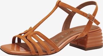 TAMARIS Sandalen met riem in Oranje: voorkant