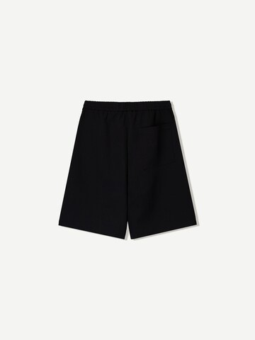 Bershka Loose fit Trousers in Black