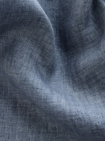 Next Loosefit Bandplooibroek 'Signature' in Blauw