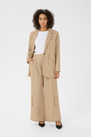 Kaffe Wide Leg Hose 'BPravna' in Beige