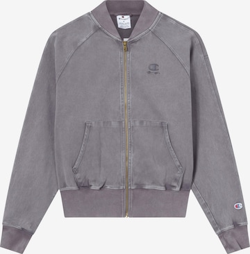 Champion Authentic Athletic Apparel Välikausitakki värissä harmaa: etupuoli