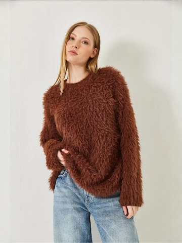 Bianco Lucci - Pullover 'Pullover' em castanho