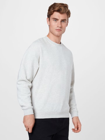 JACK & JONES Sweatshirt 'JORBrink' i hvid: forside