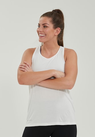 ENDURANCE Sports top 'Siva' in White: front