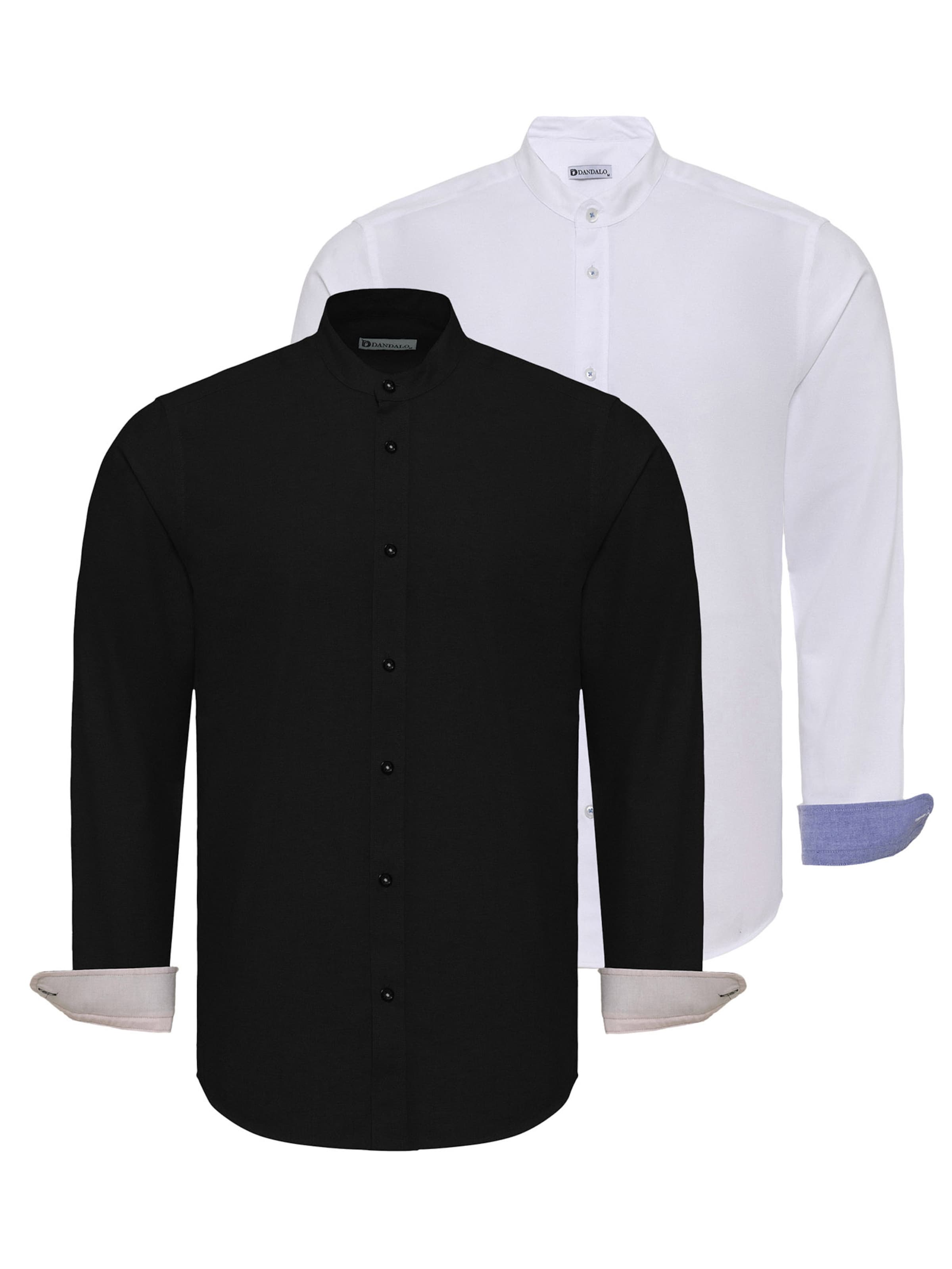 Dandalo Slim fit Πουκάμισο σε μαύρο: μπροστά