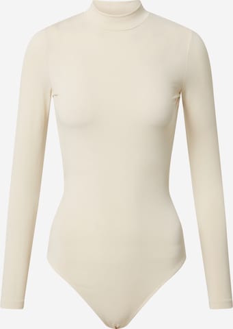 Gina Tricot Shirt body 'Myra' in Beige: voorkant