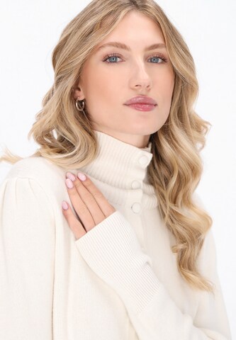 DreiMaster Vintage Gebreid vest in Wit