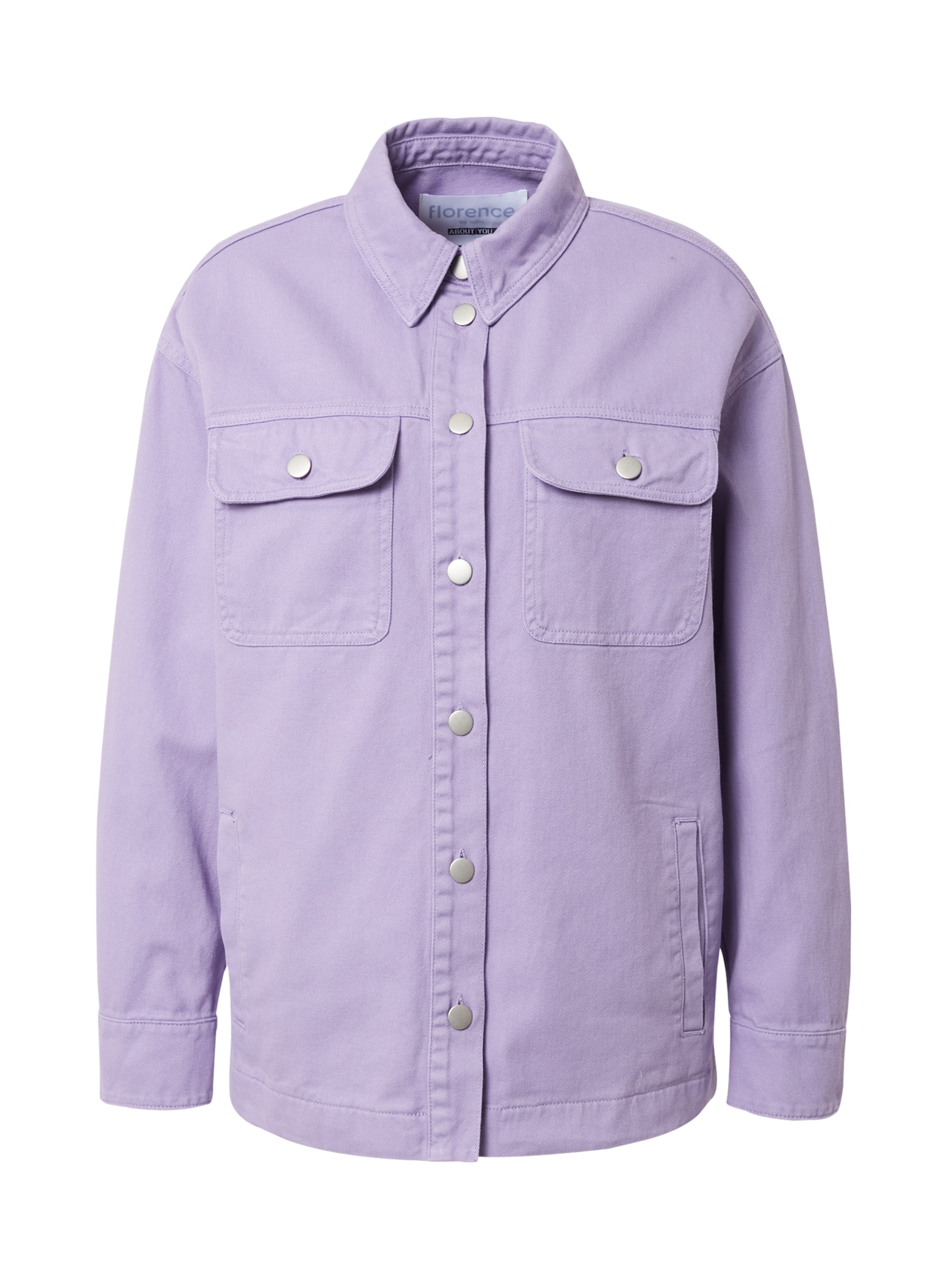 florence by mills exclusive for ABOUT YOU - Chaqueta de entretiempo 'Breeze Block' en lila: frente