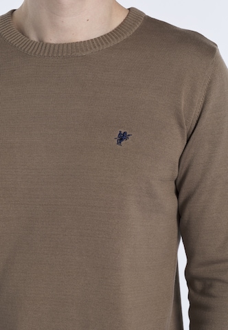 DENIM CULTURE Sweater ' NARCISO ' in Brown