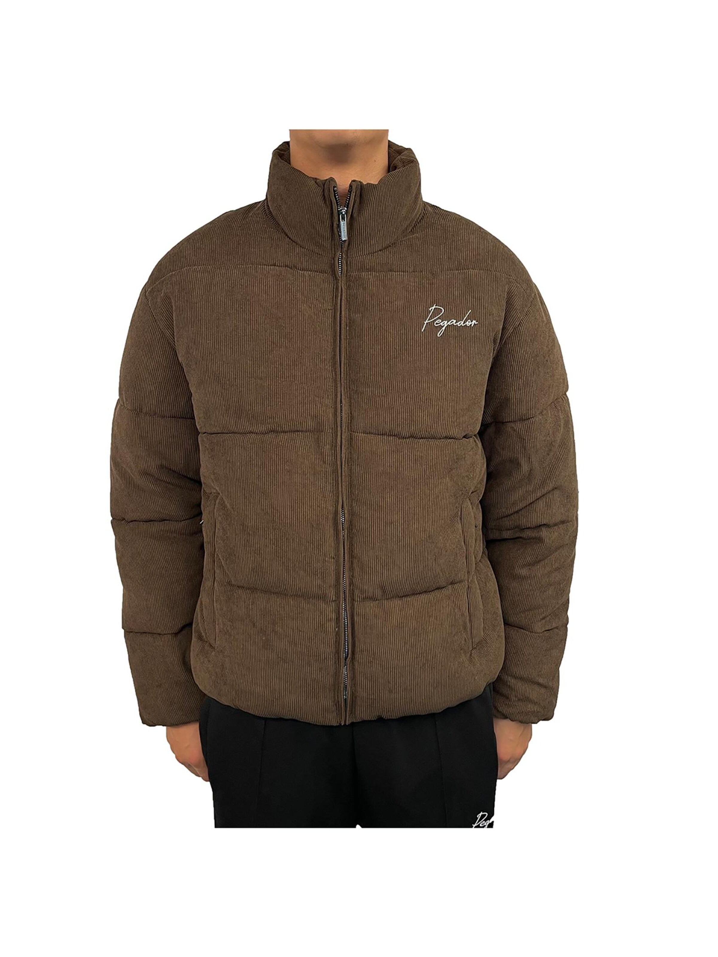 Pegador Winterjacke 'Sundre Cord'‌‌‌‌ in Braun: Vorderseite