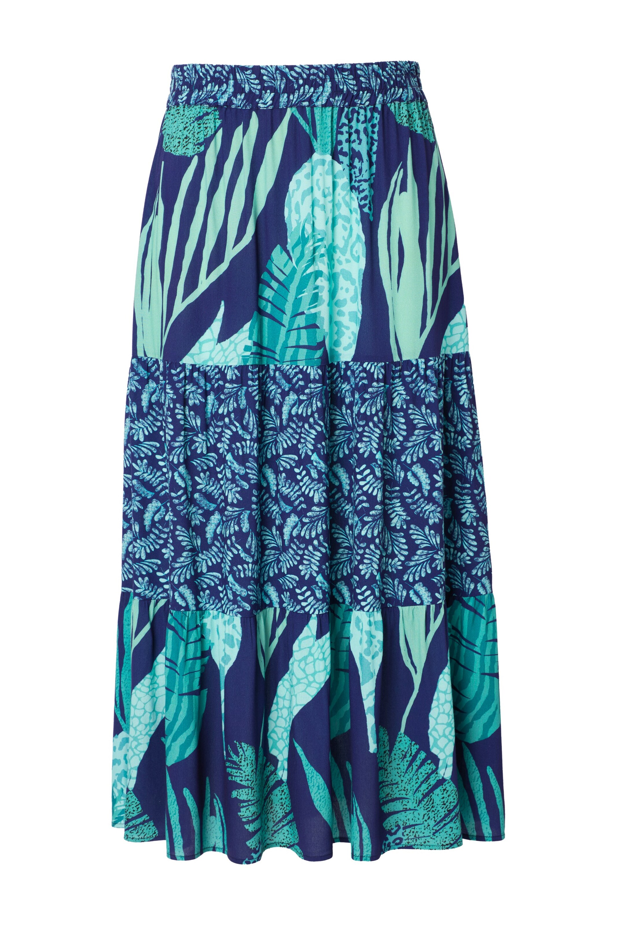 Ulla Popken Rok in Blauw: voorkant