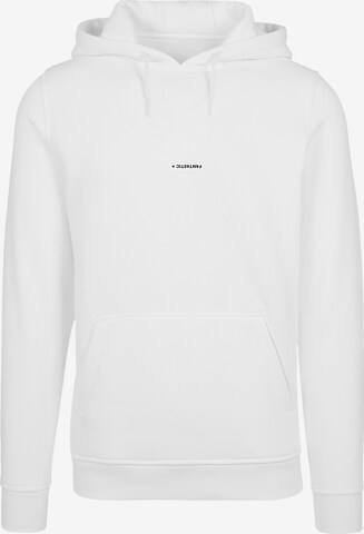 Sweat-shirt 'MOUNTAIN' F4NT4STIC en blanc : devant