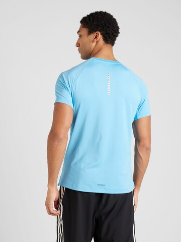 mėlyna ADIDAS PERFORMANCE Sportiniai marškinėliai 'GYM+'