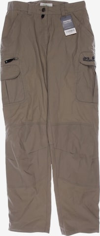 JACK WOLFSKIN Pants in XS in Brown: front