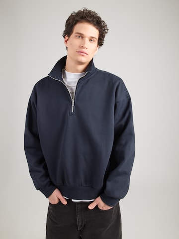 WEEKDAY Sweatshirt in Blauw: voorkant