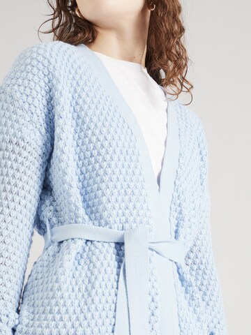 VILA Knit Cardigan 'LIOMY' in Blue