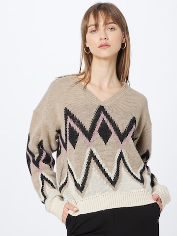 CULTURE Pullover  'Polena' in Beige: predná strana