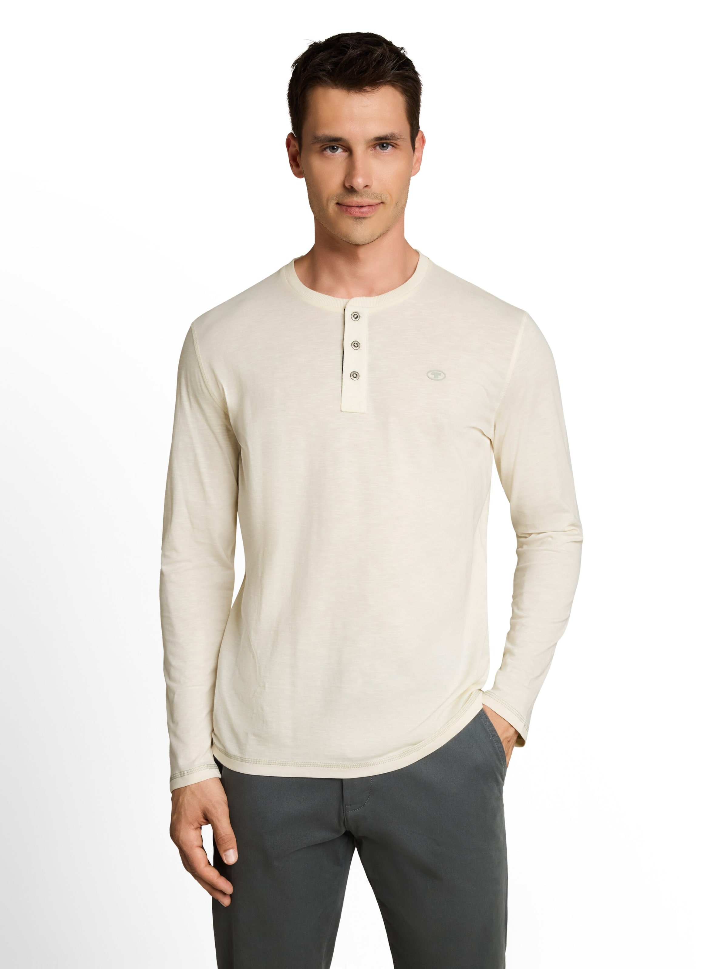 TOM TAILOR Shirt in Weiß: Vorderseite