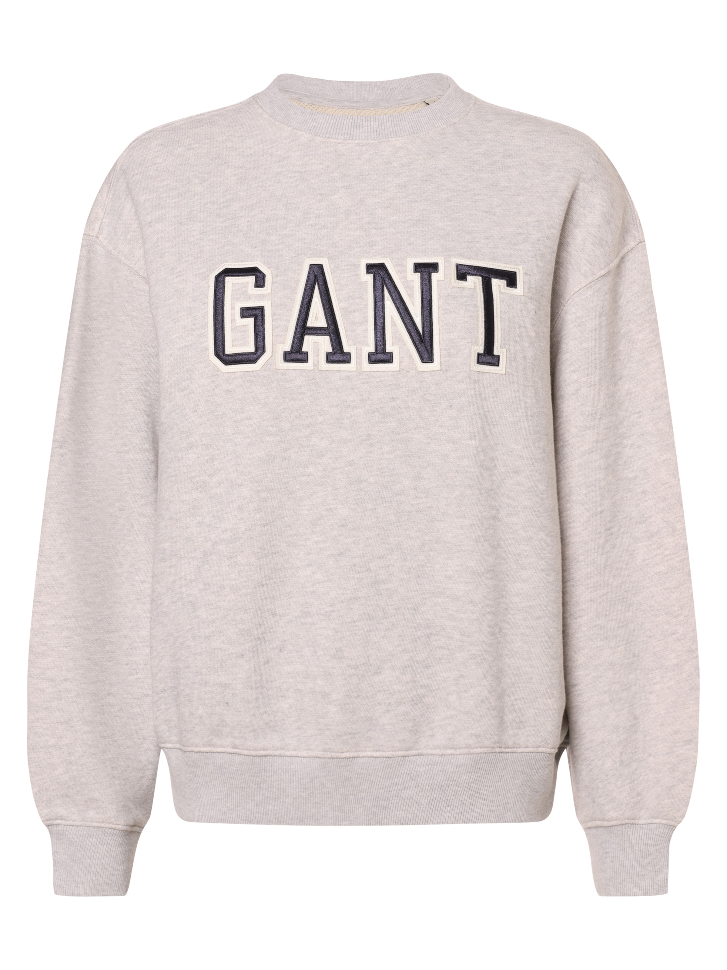 Felpa di GANT in grigio: frontale
