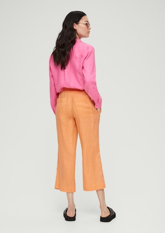 s.Oliver Loose fit Trousers in Orange