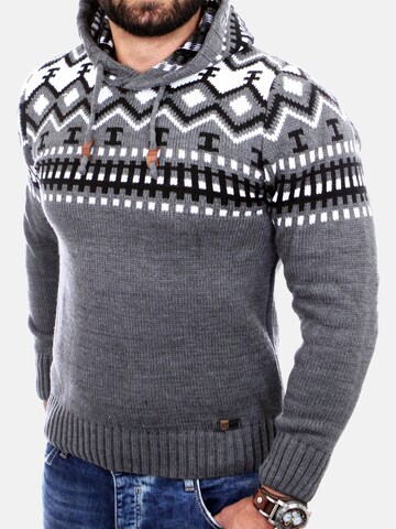 Reslad Sweater 'RS3013' in Grey: front