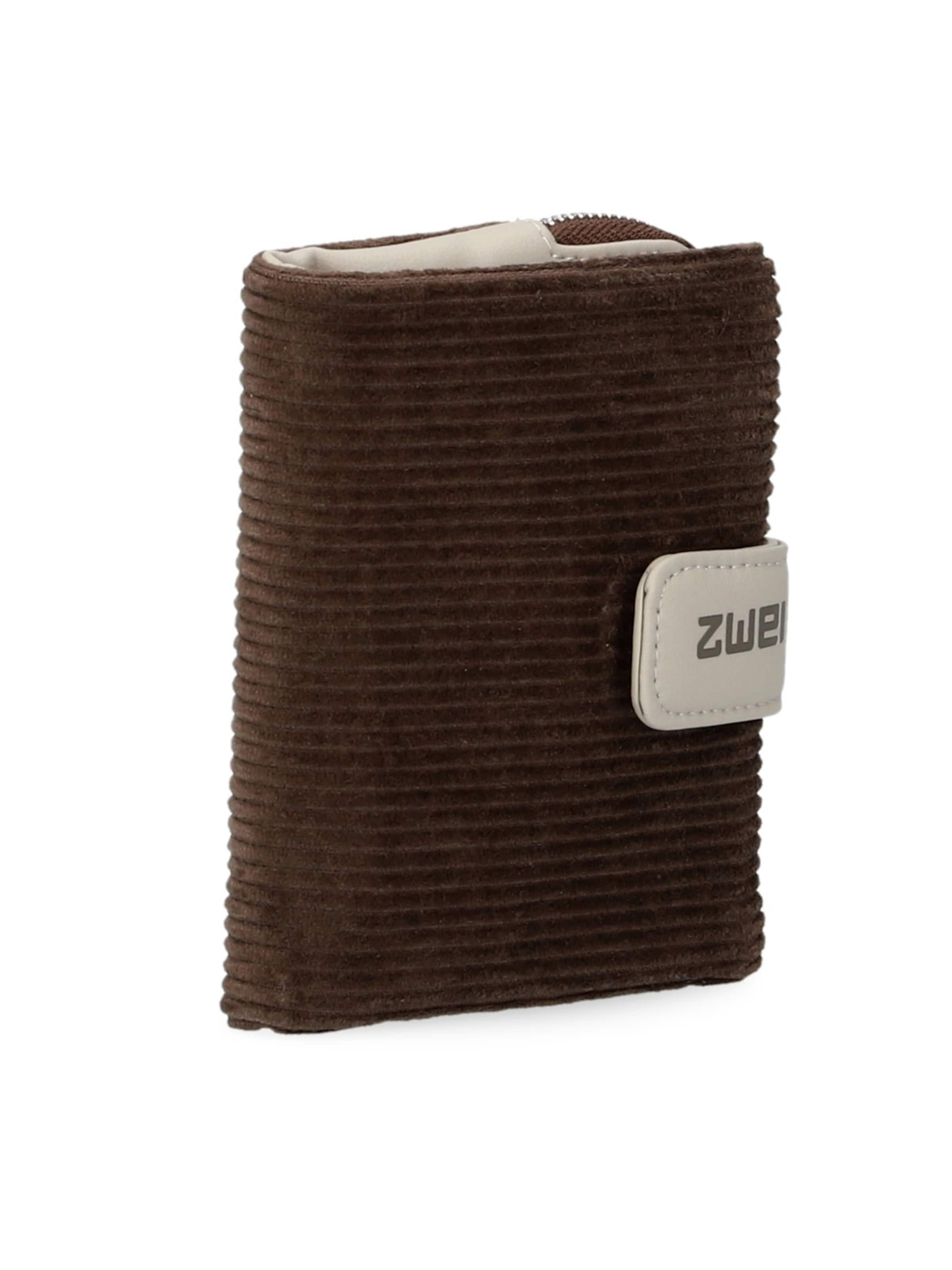 ZWEI Portemonnee 'MADEMOISELLE.M MW5' in Bruin