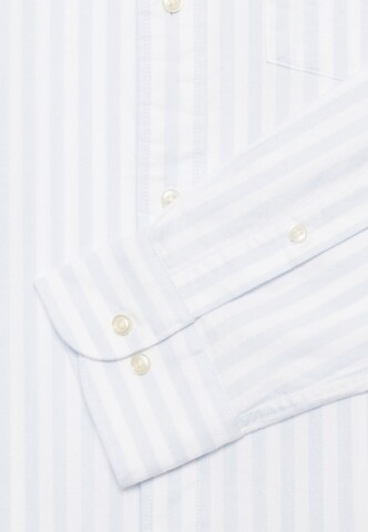 BLKVIS Comfort fit Button Up Shirt 'Script' in Blue