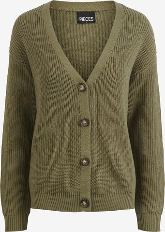 Cardigan 'Karie' PIECES en vert : devant