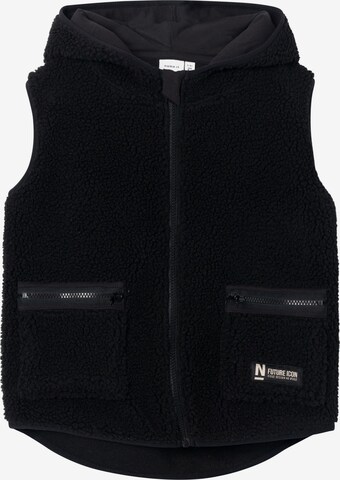 Gilet NAME IT en noir : devant