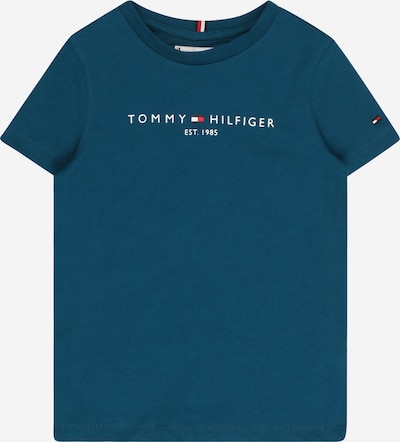 TOMMY HILFIGER Camiseta en petróleo / blanco, Vista del producto